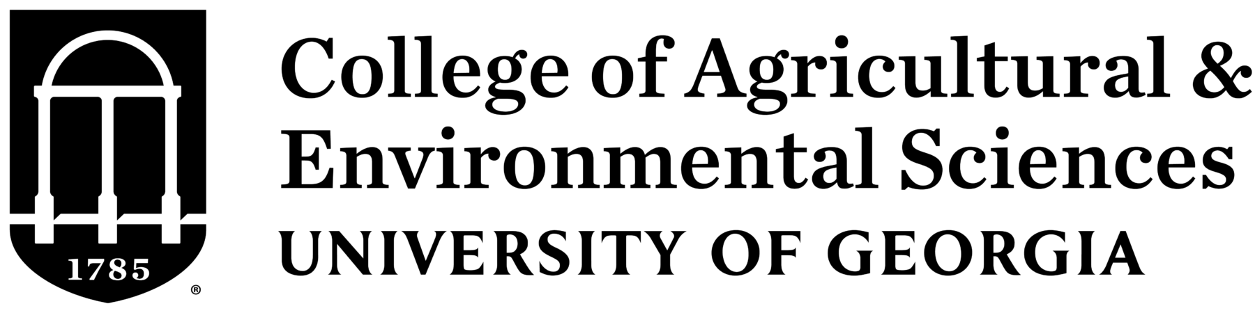 Black and White CAES logo