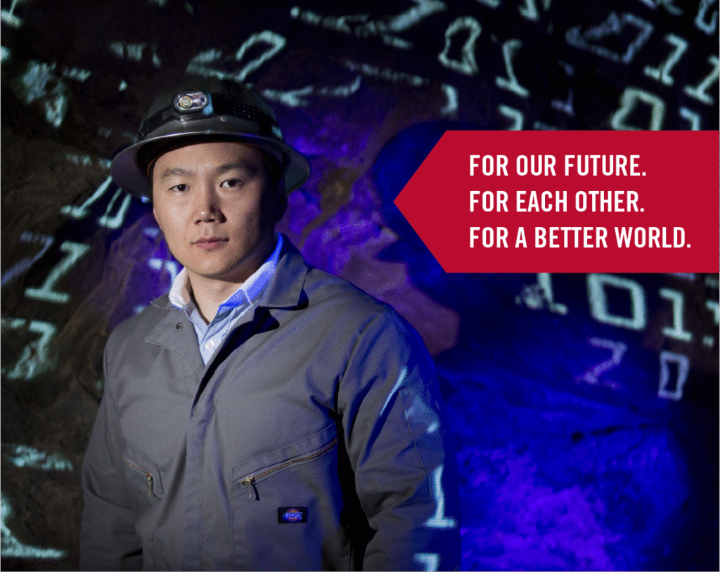 Example of the banner graphic used as a highlighting element in a design.